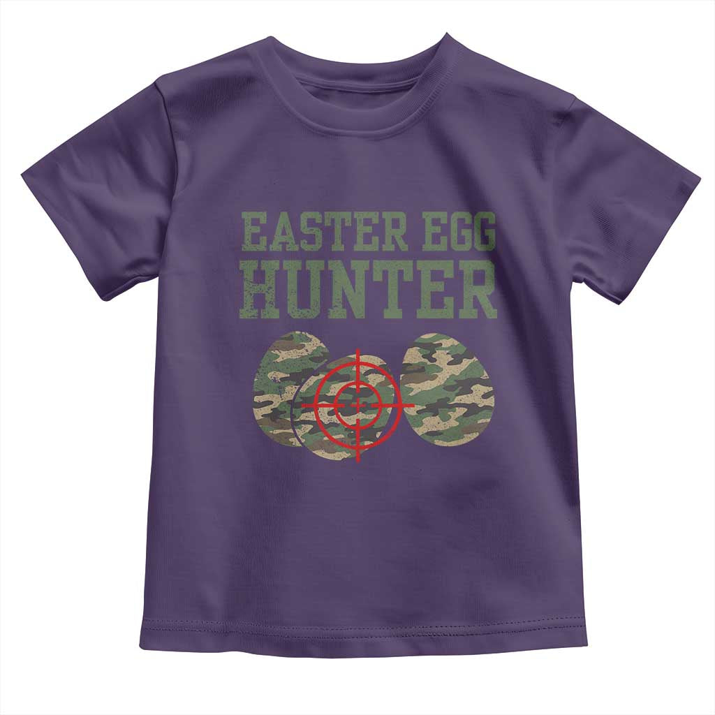 Easter Egg Hunter Toddler T Shirt Camo Funny Hunting - Wonder Print Shop
