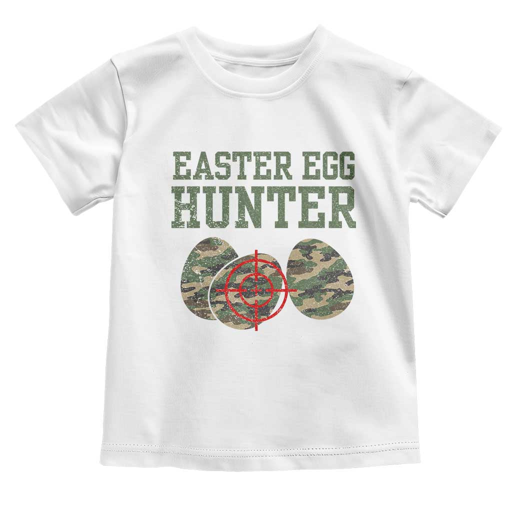 Easter Egg Hunter Toddler T Shirt Camo Funny Hunting - Wonder Print Shop