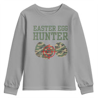 Easter Egg Hunter Youth Sweatshirt Camo Funny Hunting - Wonder Print Shop