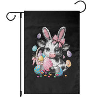 Easter Day Cow Garden Flag Cute Cow Bunny Heifer - Wonder Print Shop