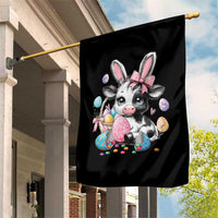 Easter Day Cow Garden Flag Cute Cow Bunny Heifer - Wonder Print Shop