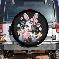 Easter Day Cow Spare Tire Cover Cute Cow Bunny Heifer - Wonder Print Shop