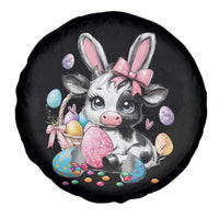 Easter Day Cow Spare Tire Cover Cute Cow Bunny Heifer - Wonder Print Shop