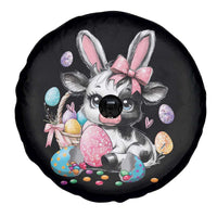 Easter Day Cow Spare Tire Cover Cute Cow Bunny Heifer - Wonder Print Shop