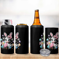 Easter Day Cow 4 in 1 Can Cooler Tumbler Cute Cow Bunny Heifer - Wonder Print Shop