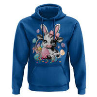 Easter Day Cow Hoodie Cute Cow Bunny Heifer - Wonder Print Shop
