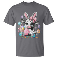 Easter Day Cow T Shirt Cute Cow Bunny Heifer - Wonder Print Shop