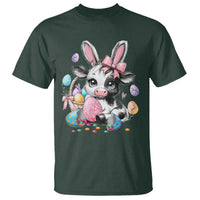 Easter Day Cow T Shirt Cute Cow Bunny Heifer - Wonder Print Shop