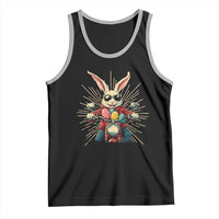 Biker Bunny Tank Top Retro Easter Day Rabbit Ride Motorcycles Motorbike - Wonder Print Shop