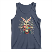 Biker Bunny Tank Top Retro Easter Day Rabbit Ride Motorcycles Motorbike - Wonder Print Shop
