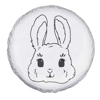 Cute Bunny Spare Tire Cover Kawaii Rabbit Happy Easter Day - Wonder Print Shop