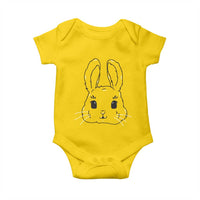 Cute Bunny Baby Onesie Kawaii Rabbit Happy Easter Day - Wonder Print Shop