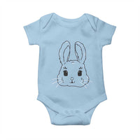 Cute Bunny Baby Onesie Kawaii Rabbit Happy Easter Day - Wonder Print Shop