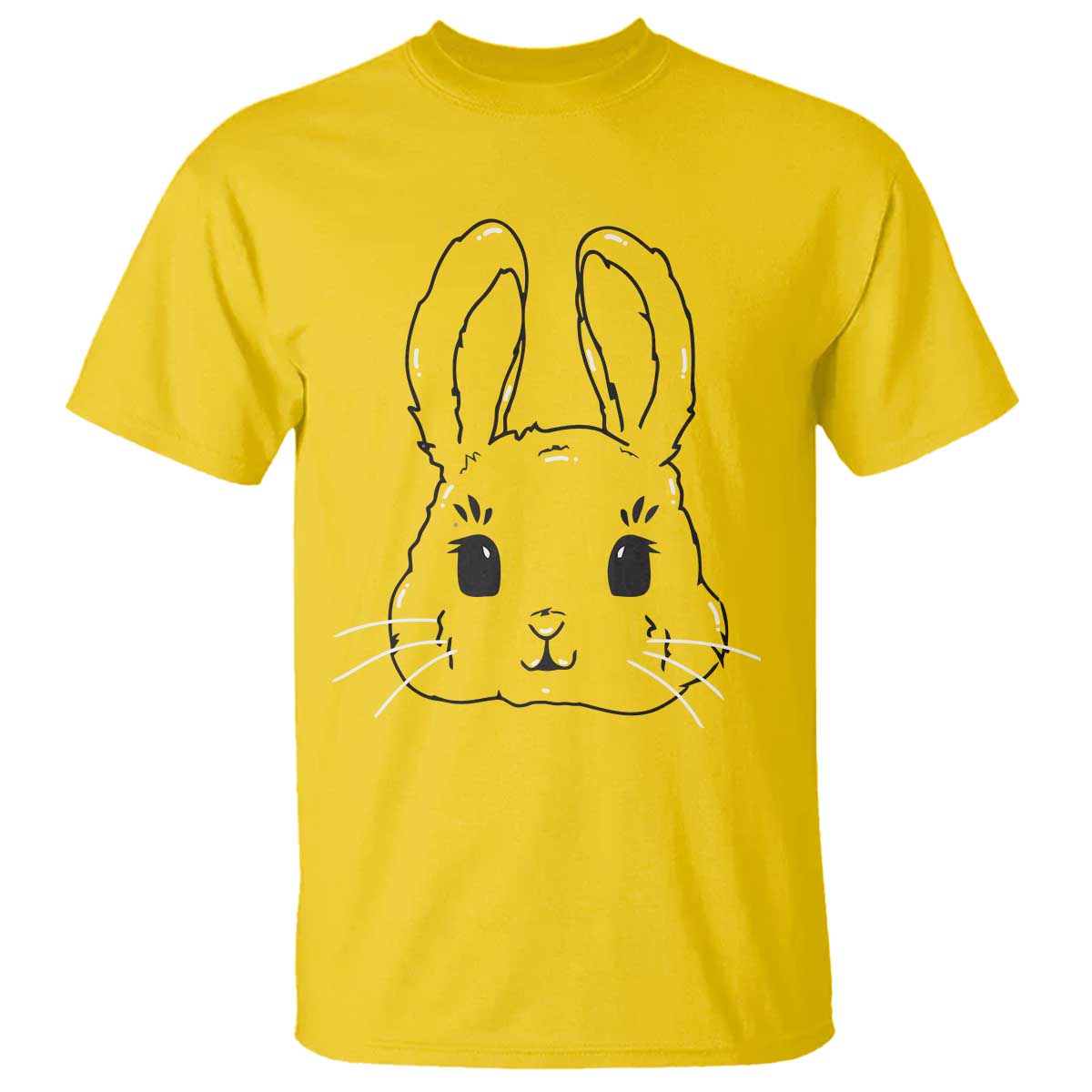 Cute Bunny T Shirt Kawaii Rabbit Happy Easter Day - Wonder Print Shop
