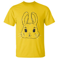 Cute Bunny T Shirt Kawaii Rabbit Happy Easter Day - Wonder Print Shop
