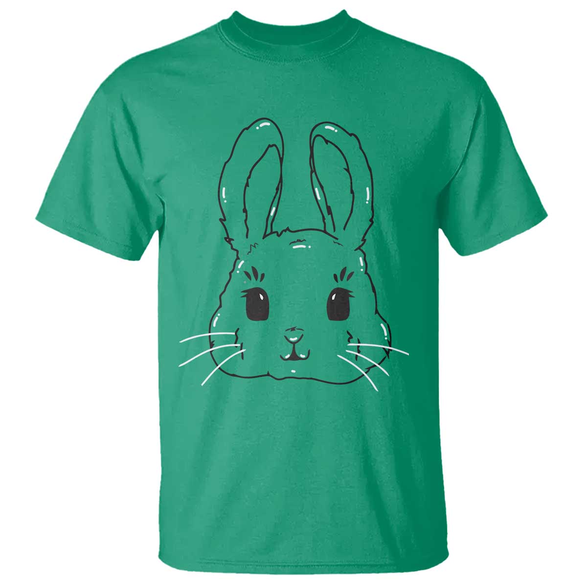 Cute Bunny T Shirt Kawaii Rabbit Happy Easter Day - Wonder Print Shop