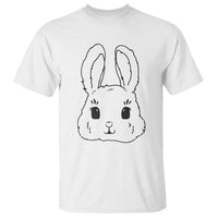 Cute Bunny T Shirt Kawaii Rabbit Happy Easter Day - Wonder Print Shop