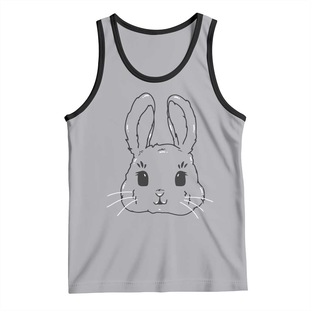 Cute Bunny Tank Top Kawaii Rabbit Happy Easter Day - Wonder Print Shop