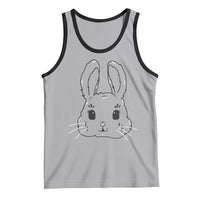 Cute Bunny Tank Top Kawaii Rabbit Happy Easter Day - Wonder Print Shop