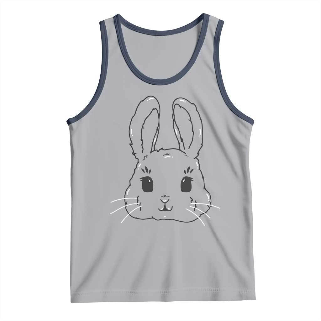 Cute Bunny Tank Top Kawaii Rabbit Happy Easter Day - Wonder Print Shop