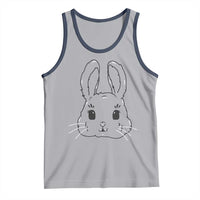 Cute Bunny Tank Top Kawaii Rabbit Happy Easter Day - Wonder Print Shop