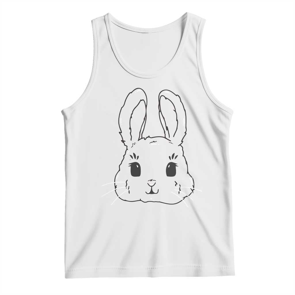 Cute Bunny Tank Top Kawaii Rabbit Happy Easter Day - Wonder Print Shop