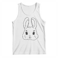 Cute Bunny Tank Top Kawaii Rabbit Happy Easter Day - Wonder Print Shop
