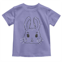 Cute Bunny Toddler T Shirt Kawaii Rabbit Happy Easter Day - Wonder Print Shop