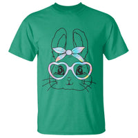 Girls Easter Bunny T Shirt Rabbit Face Tie Dye Glasses Happy Easter Day - Wonder Print Shop