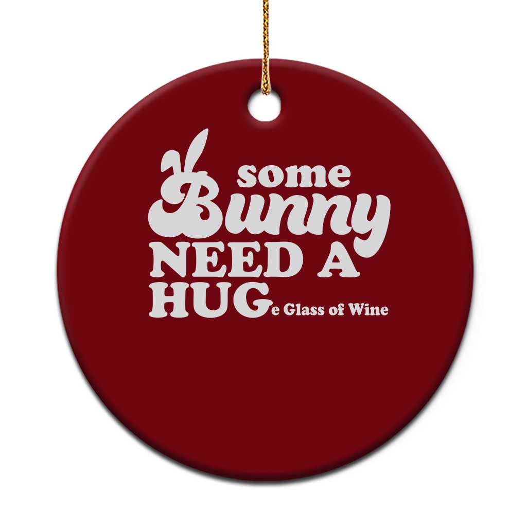 Easter Ceramic Ornament Funny Adult Humor Inappropriate Drinking Gift - Wonder Print Shop