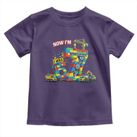 Funny 7th Birthday Building Bricks Toddler T Shirt I Was 6 Now Im 7 Kids 67 Birthday Building Six Seven Boy