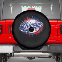Chicago Pride Dripping Baseball Graphic Spare Tire Cover