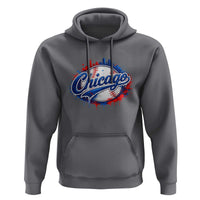 Chicago Pride Dripping Baseball Graphic Hoodie