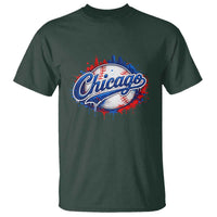Chicago Pride Dripping Baseball Graphic T Shirt