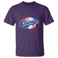 Chicago Pride Dripping Baseball Graphic T Shirt