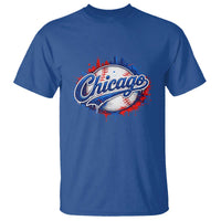 Chicago Pride Dripping Baseball Graphic T Shirt
