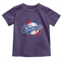 Chicago Pride Dripping Baseball Graphic Toddler T Shirt