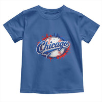 Chicago Pride Dripping Baseball Graphic Toddler T Shirt