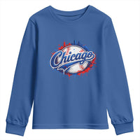 Chicago Pride Dripping Baseball Graphic Youth Sweatshirt