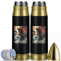 Japanese Dinosaur Bullet Tumbler Vintage Great Wave Monster Epic Giant Monster Ukiyo-e Style
