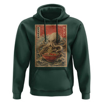 Sea Monster Eating Ramen Hoodie Vintage Graphic Japanese Lover Ukiyo-e Art