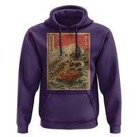 Sea Monster Eating Ramen Hoodie Vintage Graphic Japanese Lover Ukiyo-e Art