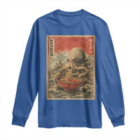 Sea Monster Eating Ramen Long Sleeve Shirt Vintage Graphic Japanese Lover Ukiyo-e Art