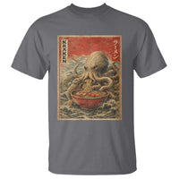 Sea Monster Eating Ramen T Shirt Vintage Graphic Japanese Lover Ukiyo-e Art