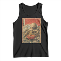 Sea Monster Eating Ramen Tank Top Vintage Graphic Japanese Lover Ukiyo-e Art