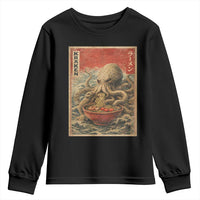Sea Monster Eating Ramen Youth Sweatshirt Vintage Graphic Japanese Lover Ukiyo-e Art