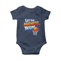 Basketball Bracket Baby Onesie Funny Let the Madness Begin Sporty Basketball Players Lovers