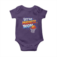Basketball Bracket Baby Onesie Funny Let the Madness Begin Sporty Basketball Players Lovers