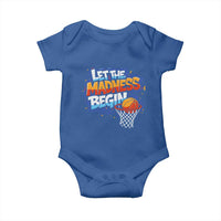 Basketball Bracket Baby Onesie Funny Let the Madness Begin Sporty Basketball Players Lovers
