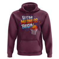 Basketball Bracket Hoodie Funny Let the Madness Begin Sporty Basketball Players Lovers